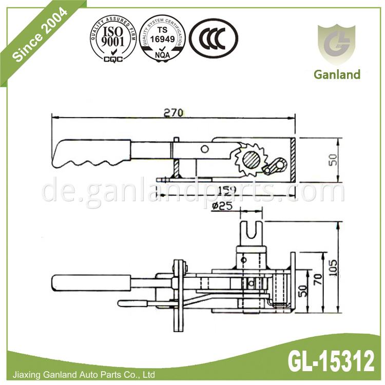 Curtain Tensioner Right Hand gl-15312